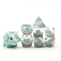 RPG Dice Triceratops Set of...