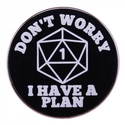 Metal RPG DND Pin - Don't...