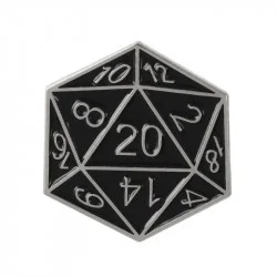 Metal RPG Pin DND - Silver...