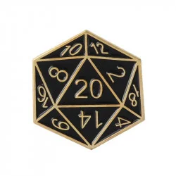 Metal RPG Pin DND - Gold...