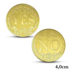Golden Metal Decision Coin...