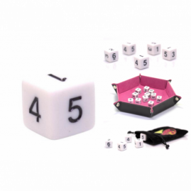 Dice 1.6 cm RPG White...