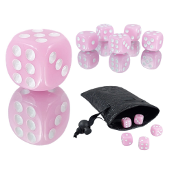 Die D6 1.1 cm RPG Pink...