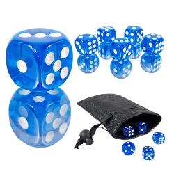 Die D6 1.1 cm RPG Blue...