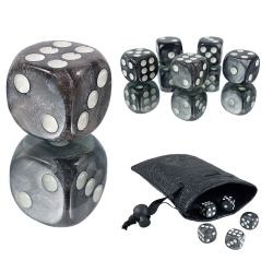 Die D6 1.1 cm RPG Black...