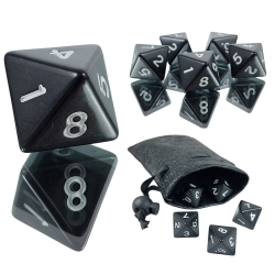 RPG Die Black Die...