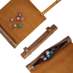Leather Light Brown Scroll...