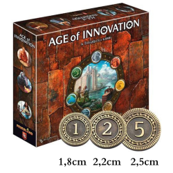 125 Metal Coins for the...