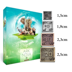 70 Metal Coins for Ark Nova...