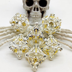 RPG Dice Silver Catacombs...