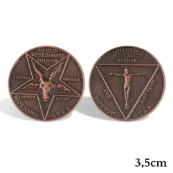 Copper Metal Coin of Satan...