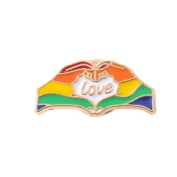 Metal Pride LGBT LGBTQ Pin...
