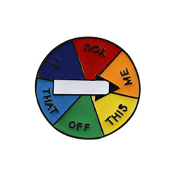 Metal Pride LGBT LGBTQ Pin...