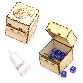 Wooden Dragon Box With...