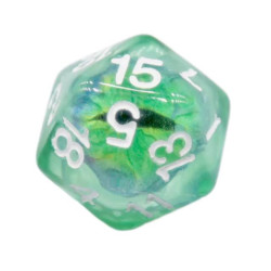 RPG Dice Green Dragon Eye...
