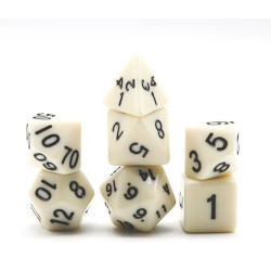 RPG Dice Ivory Die Set 7...