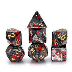 RPG Dice Ebonite Blade Set...
