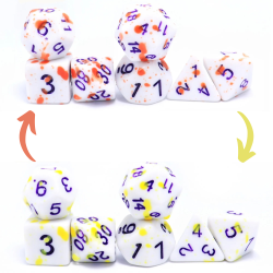 RPG Dice Sunrise Set 7 Dice...