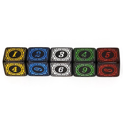 Set of 5 RPG D6 Dice...