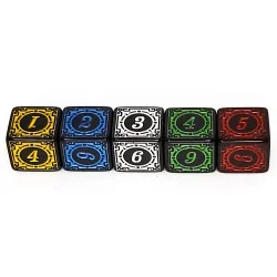 Set of 5 RPG D6 Dice...
