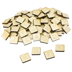 Set of 100 Wooden Letter...