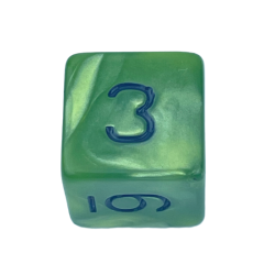 Die D6 1.6 cm RPG Cursed...