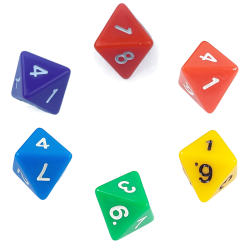 LGBT Set of 6 Eight-Sided...