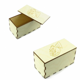 Wooden Box With Dragon For...