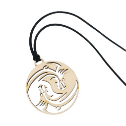 Wooden Yin Yang Pendant...