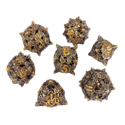 RPG Dice Petrified Rose Set...