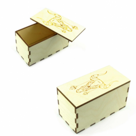 Wooden Dice Keeper Box For...