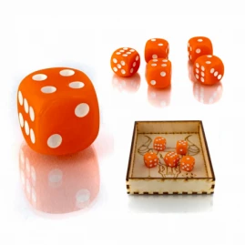Die D6 1.6 cm RPG Orange...