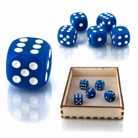 Die D6 1.6 cm RPG Blue...