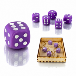 Die D6 1.6 cm RPG Purple...