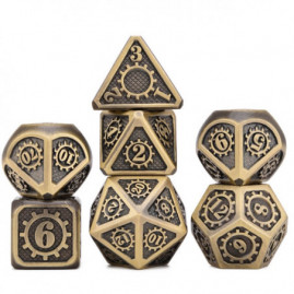 RPG Dice Steampunk Set of 7...