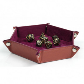 Velvet Leather Dice Tray...
