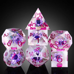RPG Dice Fern Flower Set of...