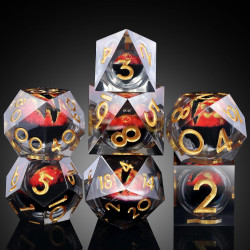 RPG Dice Fiery Eye of Doom...