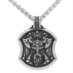 Silver Necklace Warrior of...