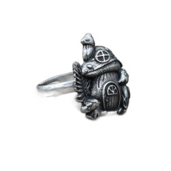 Silver Ring Mushroom Ring...