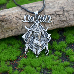 Silver Necklace Leshy -...