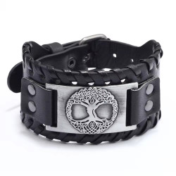 Leather RPG LARP Bracelet -...