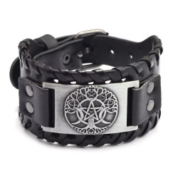 Leather RPG LARP Bracelet -...