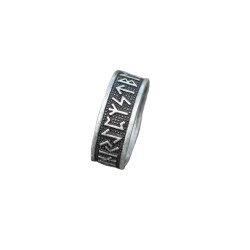 Silver Ring Rune Wedding...
