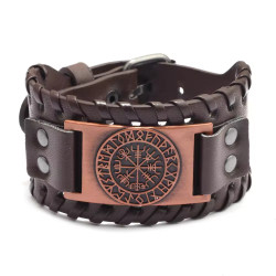 Leather RPG LARP Bracelet -...