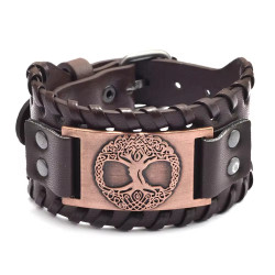 Leather RPG LARP Bracelet -...