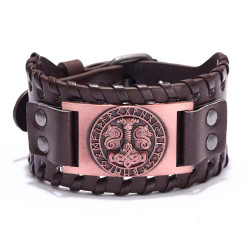 Leather RPG LARP Bracelet -...