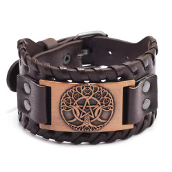 Leather RPG LARP Bracelet -...