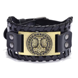 Leather RPG LARP Bracelet -...