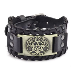 Leather RPG LARP Bracelet -...